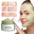 thumbnail image 2 of Limpiador facial limpio y transparente Mascarilla de barro calmante de té verde mascarilla para el cuidado de la piel mascarilla facial para controlar la grasa y refinar(Buy 2 Save 10%), 2 of 9