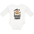 thumbnail image 3 of Inktastic Monkey I Love Hanging out with My Pappy Boys or Girls Long Sleeve Baby Bodysuit, 3 of 5