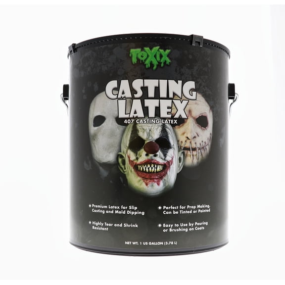 Casting Latex 1 Gallon - Premium Latex for Prop Making, Easy Mold Making, Pouring, and Brushing on Coats!