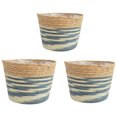 thumbnail image 5 of EQWLJWE Woven Planter Basket, Hand Woven Plant Basket Indoor Outdoor Storage Flower Plant Pot Cover Container for Home Balcony Garden Kitchen Decoration, 5 of 5