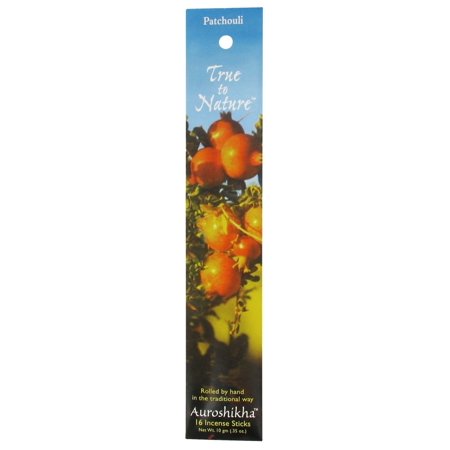 Auroshikha - True to Nature Incense Patchouli - 16 Stick(s)