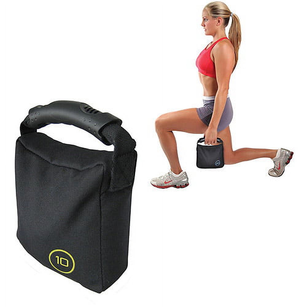 CAP Barbell 10-Pound Weighted Bag, Black 10lbs single