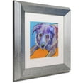thumbnail image 2 of Trademark Fine Art "Butch II" Canvas Art by Pat Saunders-White, White Matte, Silver Frame, 2 of 4