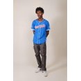 thumbnail image 3 of Brooklyn Cloth NY Excelsior Baseball Jersey, Short Sleeve Mesh Tee,Royal Blue,New York Patch,for Men, 3 of 5