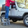 thumbnail image 4 of Bee Neat 2 Step Small Folding Stool/Chair for Office,Garage, Library, Closet, RV, Bathroom, Porch, & More - Collapsible Step Stool Ladder Ideal for Adults, Seniors - Can Support up to 300lbs, 4 of 5