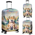 thumbnail image 2 of Welcome Spring Fairy Shiba Inu in Flower Meadow Travel Luggage Cover Shibas Dog Lovers Gifts Idea Suitcase Dust Protective Decor - 13002, 2 of 5
