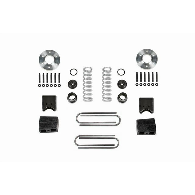 Fits 2015-2022 Mercedes-Benz Sprinter 2500 Fabtech Motorsports Lift Kit Suspension K9002 1 To 1-1/2 Inch Front Lift; 1 To 1-1/2 Inch Rear Lift; Black Components