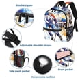 thumbnail image 3 of Ice Hockey Cute Adjustable Shoulder Strap Backpack with Large Capacity, Printed Design, Lightweight, 3 of 6