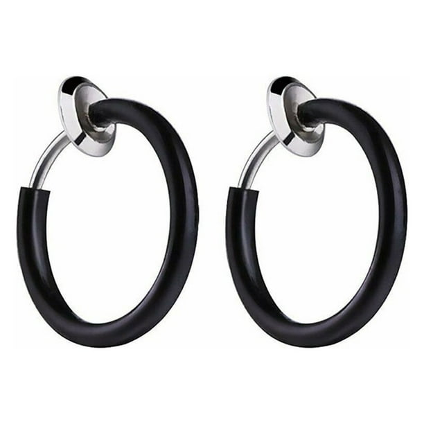 matoen Retractable Earrings No Need Piercing Men Women Classic Hiphop