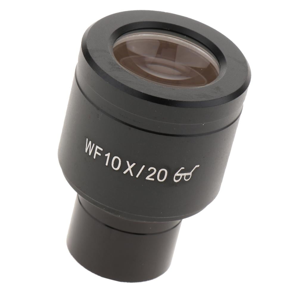 Oculaire WF5X 20mm Pour Microscope Biologique - Neuf, Champ Large, Diamètre 23.2mm, Métal Noir