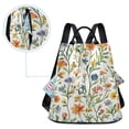 thumbnail image 5 of FORMRS Women's Travel Backpack Purse Anti-Theft Hidden Pockets Casual Shoulder Bag, Watercolor Wildflowers Pattern, 5 of 7