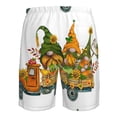 thumbnail image 6 of Kdxio Thanksgiving Truck Pattern Mens Casual Shorts - Drawstring Summer Beach Sports Shorts for Men, 6 of 9