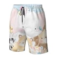 thumbnail image 4 of Vsdgher Cute Animals Men's Beach Shorts, Surfing shorts, Swim trunks, Quick Dry Swim Trunks for Surfing Beach Fun -Large, 4 of 6