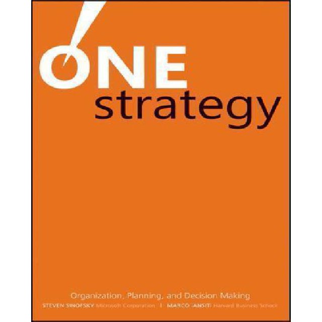 One Strategy: Organization, Planning, and Decision Making