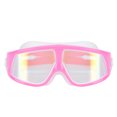 thumbnail image 2 of Alta definición, impermeable, antivaho, marco grande, galvanoplastia, gafas de natación para niños, equipo de natación, color blanco púrpura, 2 of 10