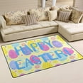 thumbnail image 2 of Coolnut Lightweight Soft Area Rugs 60x39 inch, Colorful Easter Eggs Flowers and Points Floor Mat for Kids Playing Room Hardwood Floor Living Room Nursery Rugs, 2 of 6