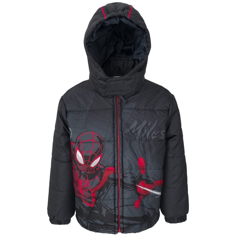 Marvel Spider-Verse Miles Morales Boys' Puffer Jacket photo 1