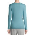 thumbnail image 5 of Time and Tru Women's Long Sleeve Rib T-Shirt, 5 of 7