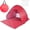 red, variant on LiteHaven Beach Tent, UPF 50+ UV Protection Beach Tent for 2-3 Person, Portable Automatic Instant Pop Up Tent, Sun Shelter Canopy Easy Setup Cabana, with Carrying Bag for Camping/Outdoor red