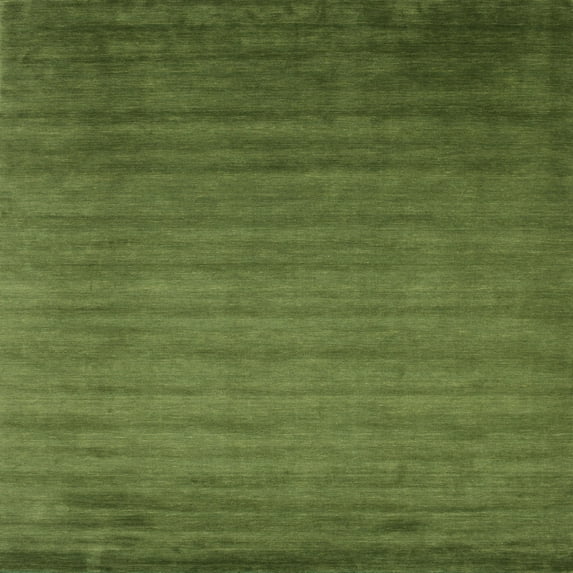 Ahgly Company Indoor Square Contemporary Seaweed Green Area Rugs, 6' Square