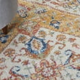 thumbnail image 6 of Nourison Passion Ivory/Yellow 5'3" x 7'3" Area Rug, Vintage, Boho, Bed Room, Living Room, Dining Room, Kitchen, , Easy Cleaning, Non Shedding (5' x 7'), 6 of 8