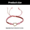 thumbnail image 5 of AOOOWER Fashionable Simple Woven Bracelets for Women Hollow Love Heart Designs Suitable for Parties and Dates Decoration, 5 of 15