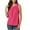Hot Pink, variant on TKLPEHG Tank Top for Women Crewneck Camisole Pleated Tunic Top Lightweight Fashion Sleeveless T Shirts Comfy Classic Solid Color Loose Casual Blouses (Purple,XL)