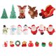 thumbnail image 4 of 20 piezas Navidad artesanía muñeco de nieve estatua Navidad adorno Navidad Micro paisaje, 4 of 5