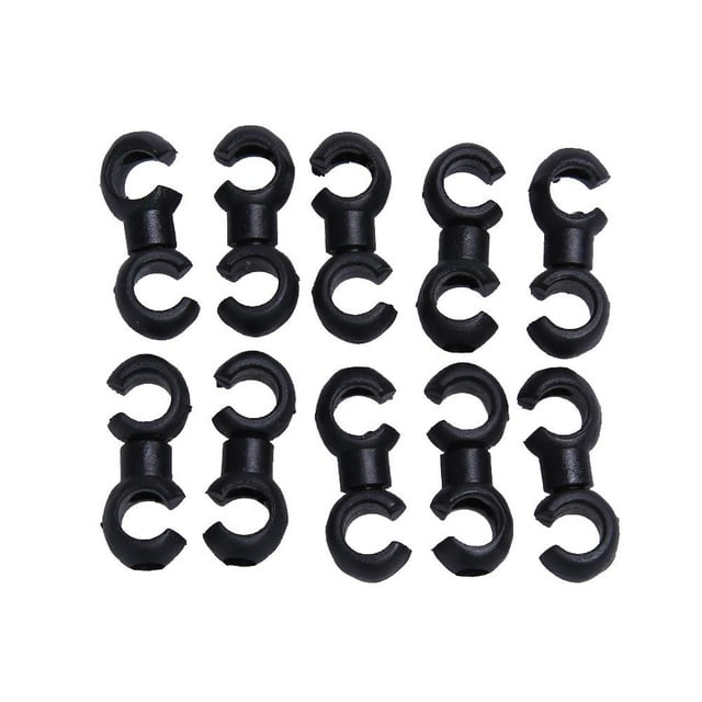 Accesorios para bicicletas Bicicleta ciclo bicicleta MTB freno engranaje Cable S estilo Clips casa manguera Guid 10 Uds JShteea El nuevo