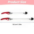 thumbnail image 2 of Cyenie Bicycle Axle, Axle Quick Release Skewer Front Rear Hub Extended Axle Wheel Hub Fit for Road, 2 of 4