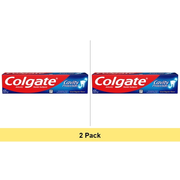 Cavity Protection Fluoride Toothpaste by Colgate, 4 Oz - 2 Pack