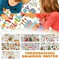 thumbnail image 3 of Thanksgiving Giant Coloring Poster Tablecloth, Christmas Birthday Coloring Poster, 72 x 30 Large Colorin-g Activity Paper, DIY Painting Drawing Banner/Tablecloth, for Family Classroom Craft Gifts, 3 of 8