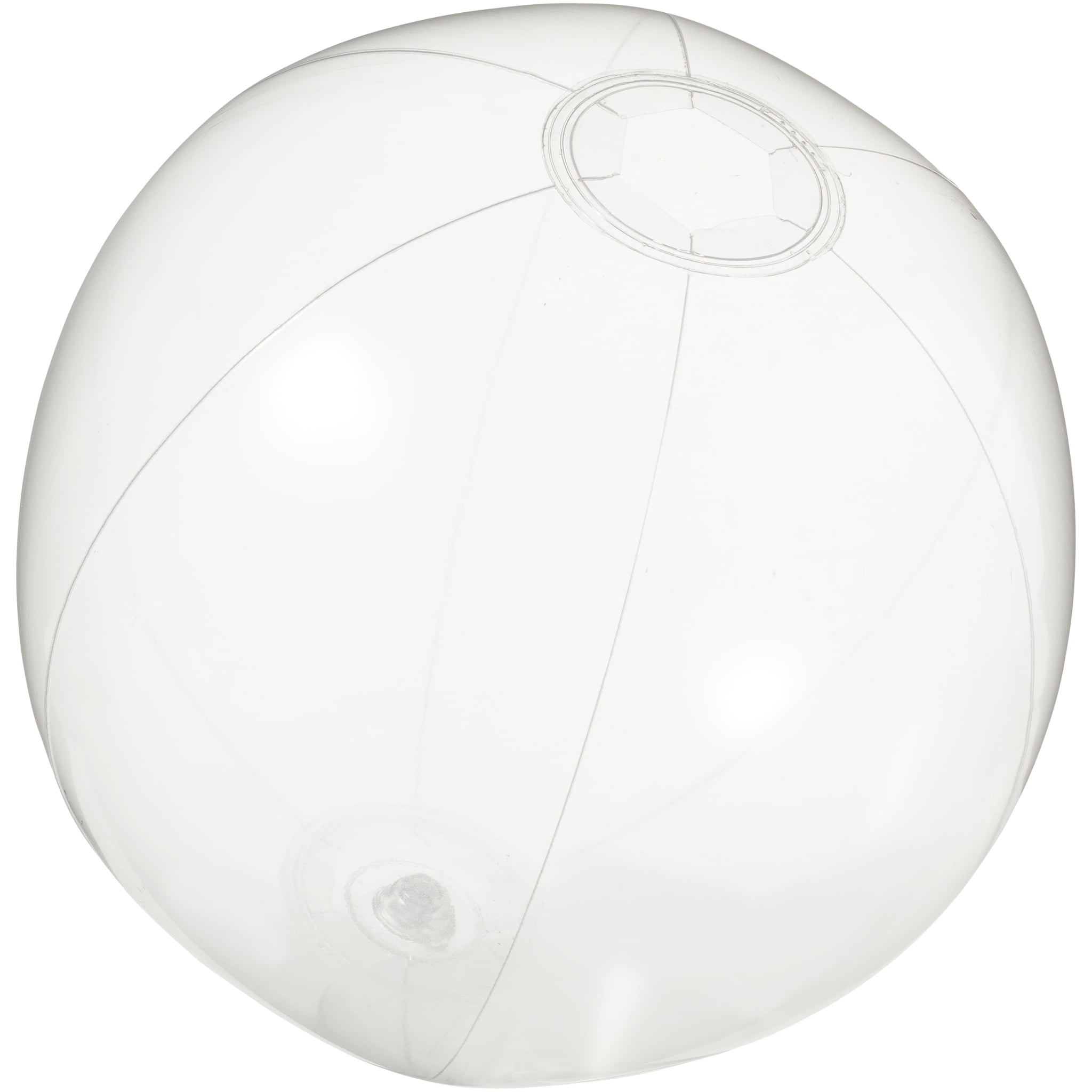 transparent beach ball