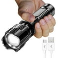 thumbnail image 2 of TIMIFIS Handheld Lamp Led New Outdoor Portable Lighting Flashlight USB Charging Plastic Mini Strong Light Flashlight Camping & Hiking, 2 of 9