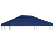 Gazebo Roof 2-Tier Charmma Gazebo Top Cover 310 g/m² 13.1'x9.8' Blue