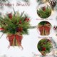 thumbnail image 3 of Naiovety Cesta decorativa navideña de plástico resistente para una elegancia duradera que aporta belleza durante toda la temporada navideña Kits de decoración para fiestas, 3 of 6