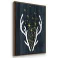 thumbnail image 3 of Antlers & Magic - Framed Gallery Wrapped Holiday Canvas - 17 x 25 - Rosewood Frame, 3 of 8