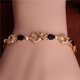 thumbnail image 3 of Pulsera De Moda Para Mujer/Lady Chapado En Oro De 18 Quilates Corazón 5 Colores Pulseras, 3 of 3