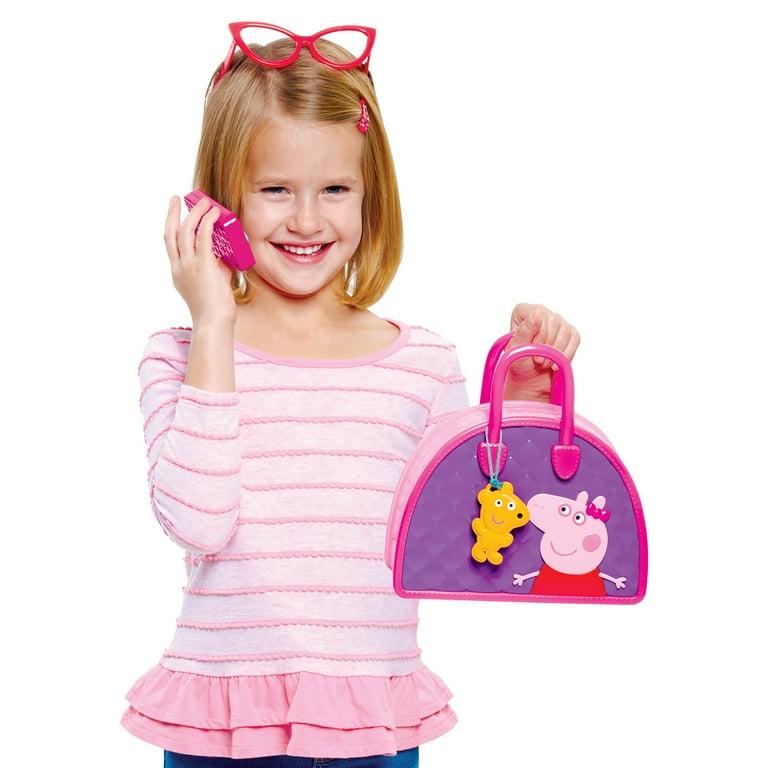 Peppa Pig Bag Set 9 Pieces Dress up Pretend Play Kids Toys for Ages 3