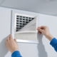 thumbnail image 2 of Cubierta para Ventilador de Ático, Aislante con Tiras Adhesivo de Nailon, Se Adapta A Ventiladores Hasta 99 X 140 cm para Toda Casa, Ventilación de Ático y Ventilación de Aire., 2 of 5
