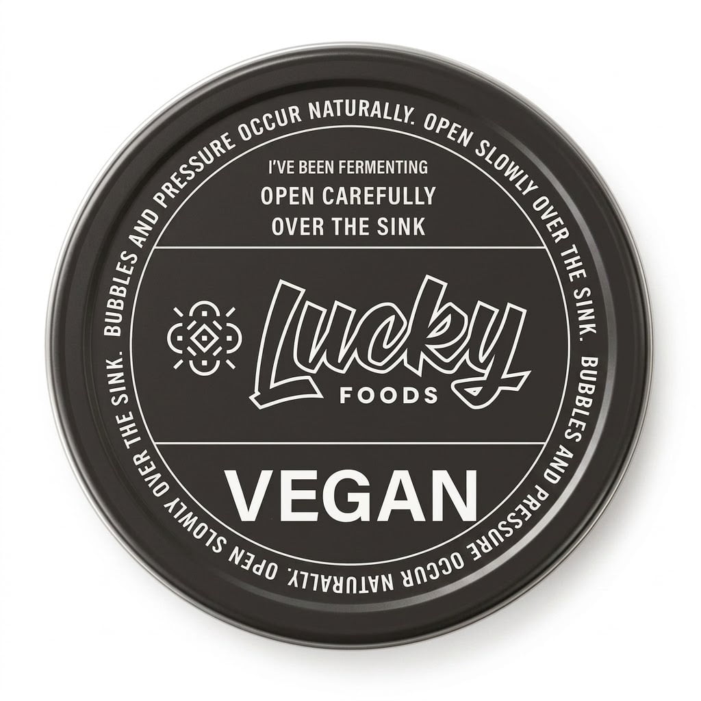 Lucky Seoul Daily Vegan Kimchi, 14 oz, Jar, Refrigerated, Low Sodium
