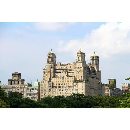 Canvas Print Old Building Central Park Central Park New York NYC Stretched Canvas 10 x