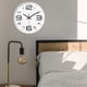 thumbnail image 5 of Reloj de pared analógico silencioso con pilas para aula, escuela, oficina, dormitorio, cocina, sala de estar, decoración, 5 of 6