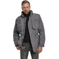 thumbnail image 3 of Big & Tall Brandit M65 Premium Field Jacket (Charcoal/Gray 4XL) - Outdoors Military Jacket, 3 of 4