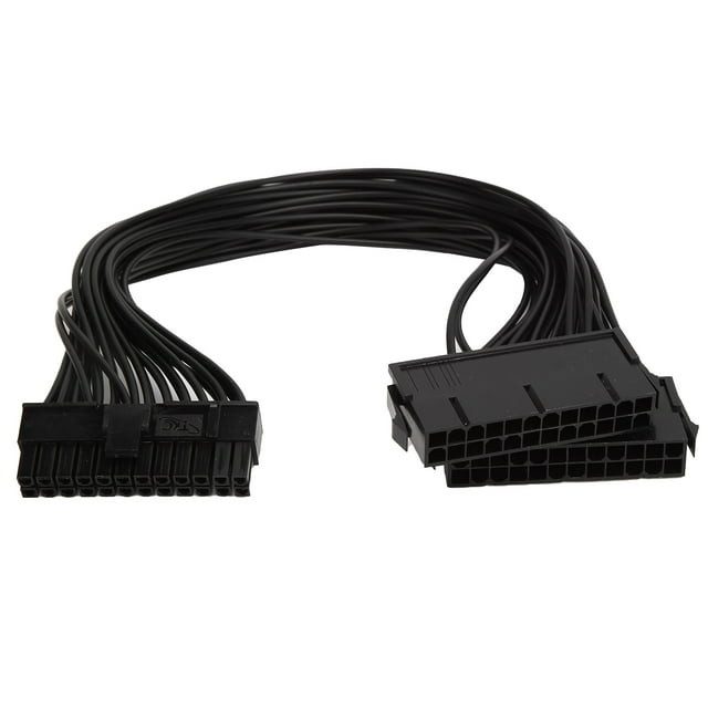Cable de inicio de fuente de alimentación Dual, 5 uds., ATX de 24 pines a placa base, Cable de extensión síncrono