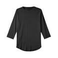 thumbnail image 3 of Men's Basic Raglan 3/4 Sleeve Tee Shirts Baseball Solid Athletic Crew Neck, 3 of 5
