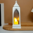 thumbnail image 4 of Luz ambiental de vela electrónica | Mini lámpara de aceite luz nocturna | Parpadeo sin llama que funciona con pilas | Decoración navideña retro | Plástico seguro | 7.28x2.36 pulgadas | 1 Paquete, 4 of 6