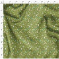thumbnail image 4 of Soimoi Tissu en Rayonne Vert Imprimé Floral Artistique par Yard 42 Pouces de Large, 4 of 6