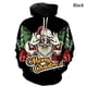 thumbnail image 2 of Sudadera con capucha de Papá Noel para hombre y mujer, con estampado digital 3D, informal, de manga larga, de talla grande, 2 of 5