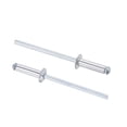thumbnail image 1 of Unique Bargains 3.2mm Diameter 11mm Grip Length Silver Tone Aluminum Blind Rivets 60 Pack, 1 of 4